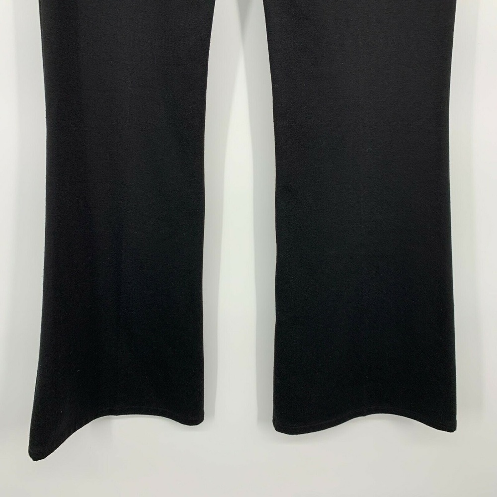 Calvin Klein Pants Womens Size 2 Black Ponte Knit Flare Mid Rise Stretch - Picture 8 of 8